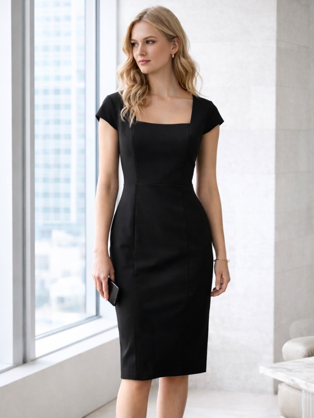 H&M Black Sheath Dress Size 8 Screen Worn Cruel Intentions Classic Minimalist